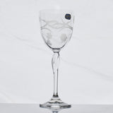 Bohemia Crystal Goblet Set, 6 Pieces -250 ml