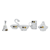 Bohemia Crystal Mini Crystal Accessories, 5 Pieces