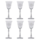 Bohemia Crystal Goblet Set, 6 Pieces