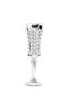 Bohemia Crystal Flute Diamond Set, 6 Pieces -120 ml