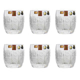Bohemia Crystal Tumbler Set, 6 Pieces -350 ml