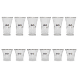 Bohemia Crystal Longdrink & Tumbler Set, 12 Pieces -Silver -400 & 300 ml