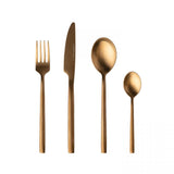 BergHOFF Flatware Set, 4 Pieces -Gold -Gem